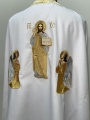Priest’s Vestments of Greek Cut, Embroidered Gabardine with Sewn Galloon, "Grapevine" Embroidery