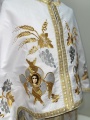 Priest’s Vestments of Greek Cut, Embroidered Gabardine with Sewn Galloon, "Grapevine" Embroidery