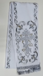 Bookmark "Cross" white