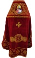 Priest Vestments, Embroidered on Velvet, Embroidery "Circle" with Embroidered Galloon