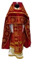Priest Vestments, Embroidered on Velvet, Embroidery "Circle" with Embroidered Galloon