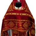 Priest Vestments, Embroidered on Velvet, Embroidery "Circle" with Embroidered Galloon