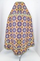 Priest Vestments made of Greek Brocade, "Byzantium" Fabric with Sewn Galloon