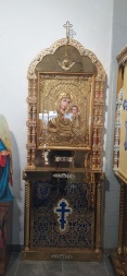 Wall Kiot with Icon of the Mother of God, Laser Cut