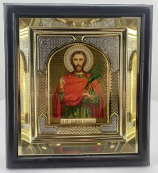Icon of St. Great Martyr John of Suceava 19x17cm