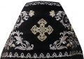 Priest Vestment, Embroidered on Velvet, Embroidery "Rose" with Embroidered Galloon