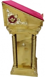 Side Analoy (top like Altar Table), 49x49 cm, (Height 114-92 cm)