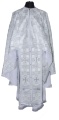 Priest Vestments Greek Style, Brocade Fabric "Patriarchal Cross" with Sewn Braid
