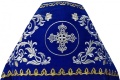 Priest Vestments, Embroidered on Velvet, Embroidery "Rose" with Embroidered Galloon