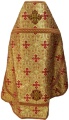 Priest Vestments Made of Greek Brocade with Sewn Galloon