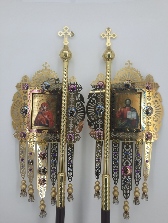 Metal Processional Banners (1A2) (Pair)
