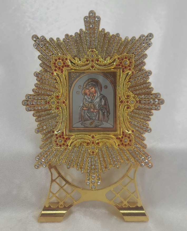 Icon in a Metal Frame