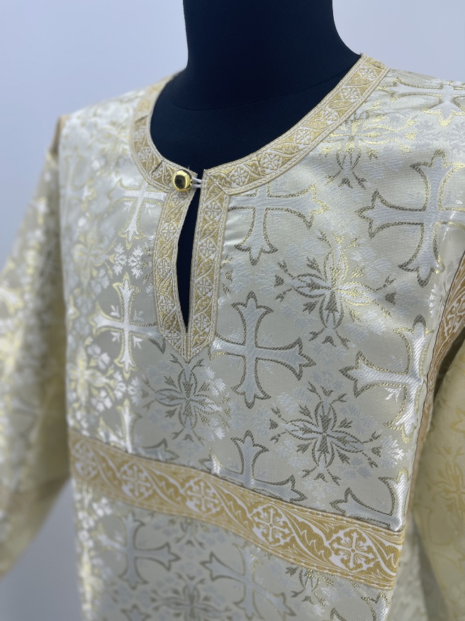 Sticharion made of brocade (economy), altar server’s
