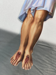 Crucifixion of the Savior, printed on plastic 47.5×60cm