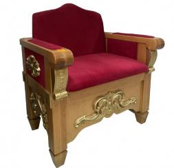 Throne Chair No. 9 decorative gilding 77×60cm (height 88cm)