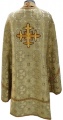 Priest Vestments, Greek Style, Brocade Fabric with Sewn Galloon