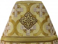 Priest Vestments Made of Greek Brocade with Sewn Galloon