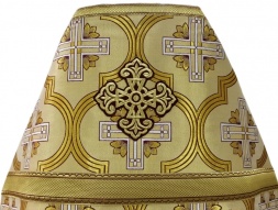 Priest Vestments Made of Greek Brocade with Sewn Galloon