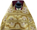 Priest Vestments Made of Greek Brocade with Sewn Galloon