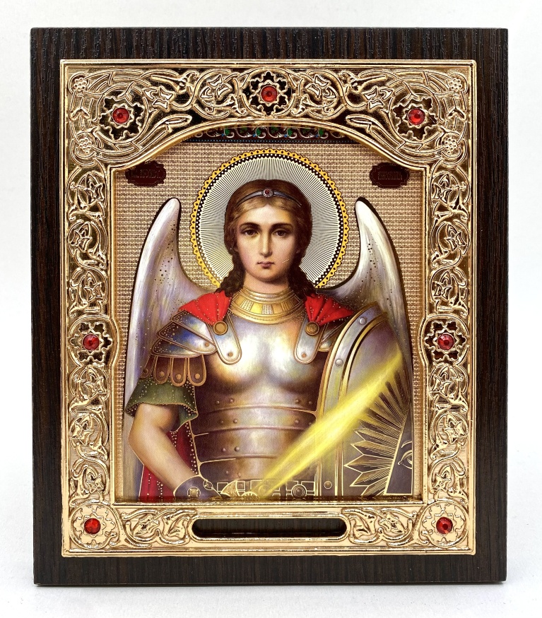 Icon of Saint Archangel Michael (waist-length) 15×18