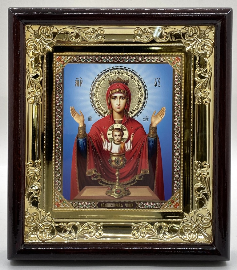 Icon of the Mother of God "Inexhaustible Cup" 26.5×23.5×4