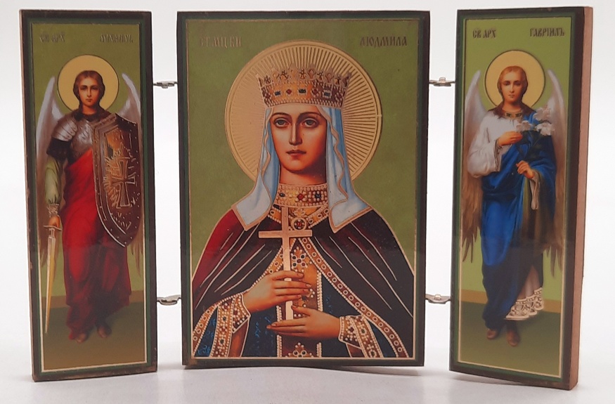 Diptych of Holy Martyr Princess Ludmila