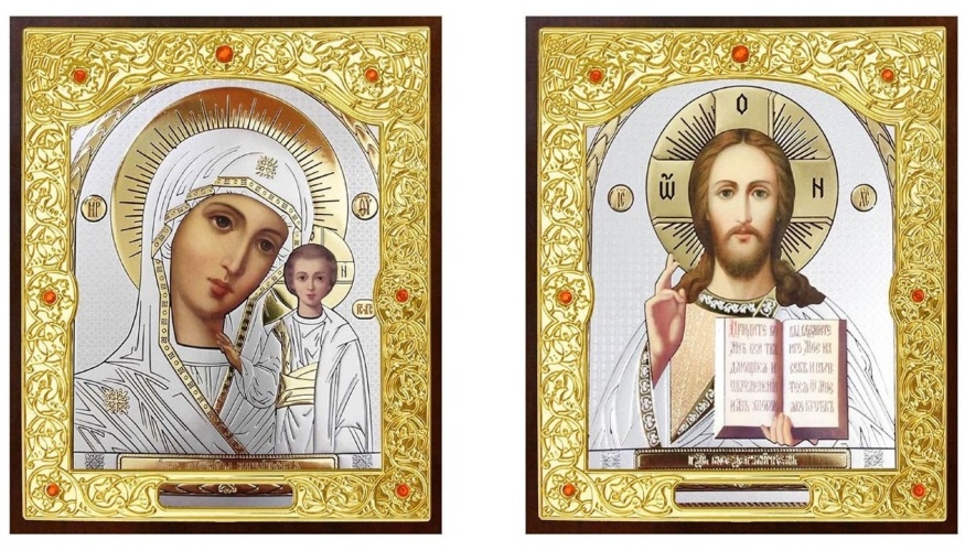 Icon: "Wedding Couple" (Greece) 18x21