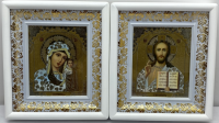 Wedding icons, pair
