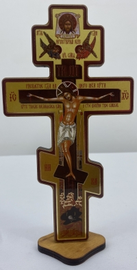 Crosses. Wooden, metal, on a stand