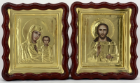 Wedding icons, pair