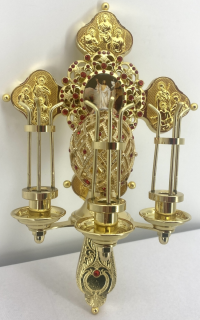 Easter trident candlestick, candles for the trident candlestick