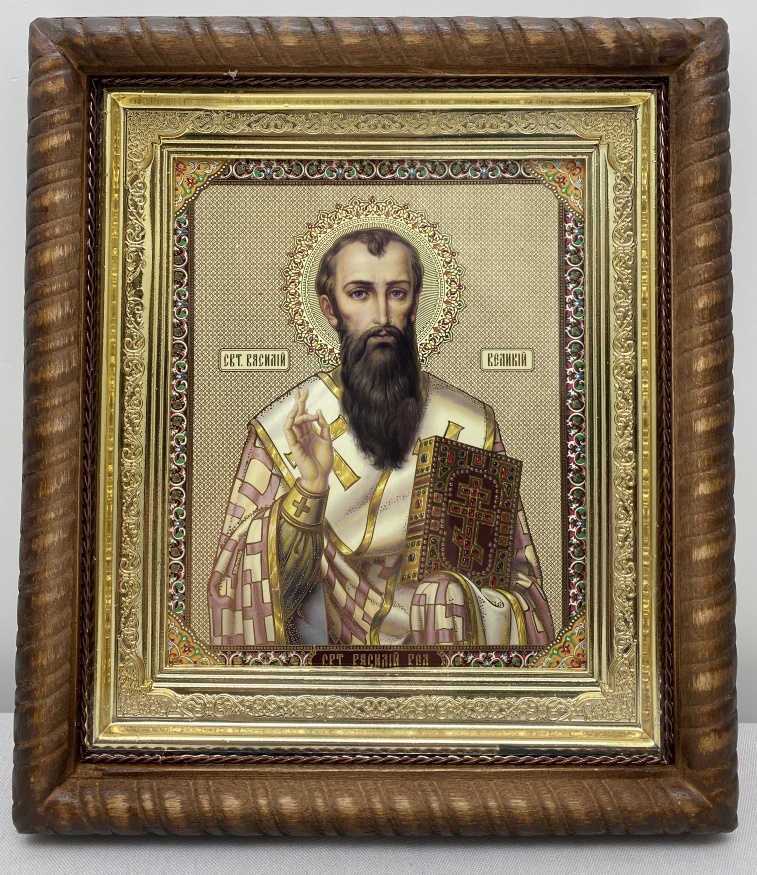 Icoană Sfântul Vasile cel Mare 22,5х25,5cm