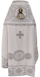 Vesminte preoțești, brodate pe catifea, broderie „Cerc” cu galon brodat