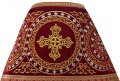 Vesminte preoțești combinate din brocart „Crucea de la Kiev”, cu epitrahil brodat, model „Cerc”