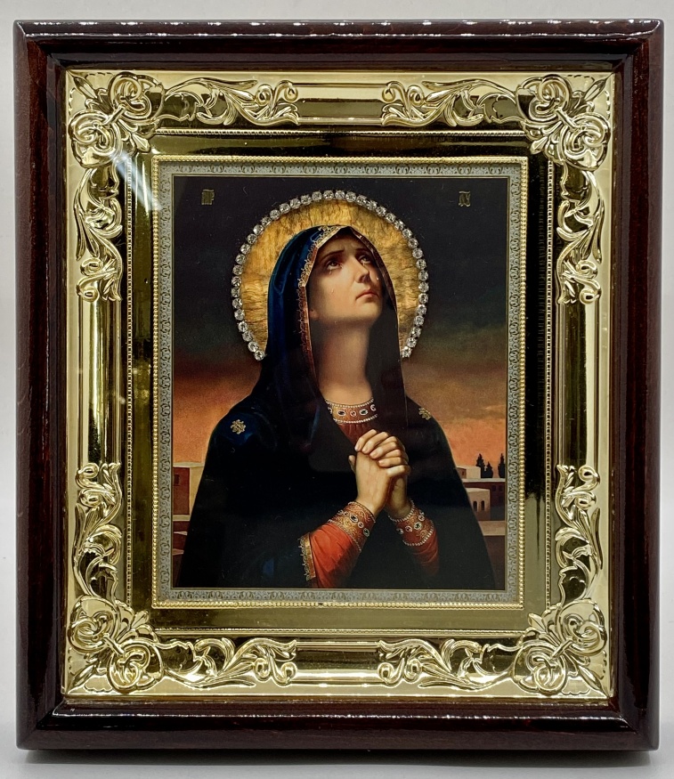 Icoana Maicii Domnului „Plângătoare” 26,5x23,5x4