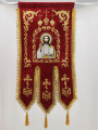 Prapori (pereche Maica Domnului și Mântuitorul) broderie „Cupolă”
