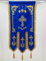 Prapori (pereche Maica Domnului și Mântuitorul) broderie „Cupolă”