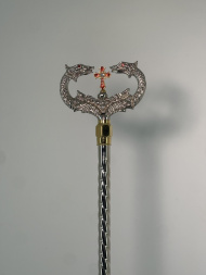 Toiag metalic (combinat), înălțime 153 cm