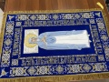 Epitaf al Maicii Domnului pe catifea 165×100cm (broderie ornament, mijloc brodat și cusut manual)