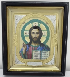 Icoane „Pereche nupțială” (firimituri placate cu argint) 28x24