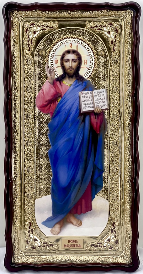 Icoană Hristos Pantocrator 121×61