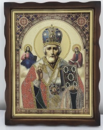Icoană Sfântului Nicolae Făcătorul de Minuni 36х46
