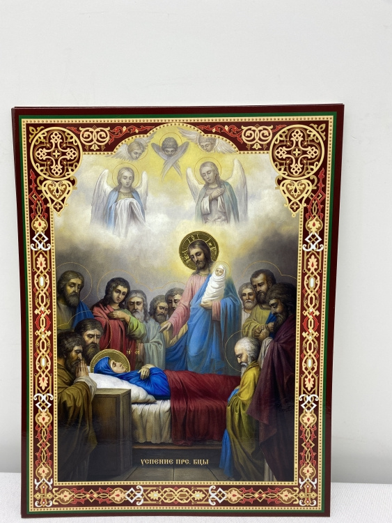 Chivot cu litografii ale celor douăsprezece sărbători de peste an 37,5x31cm