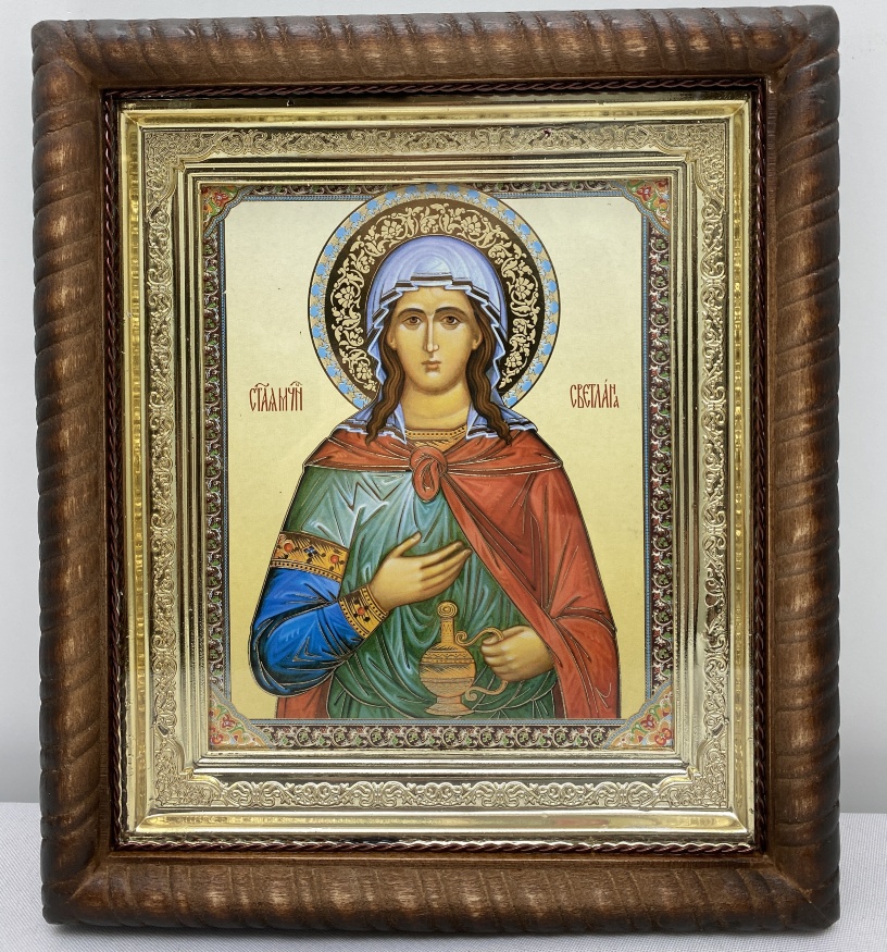 Icoană Sfânta Muceniță Svetlana 22,5×25,5cm