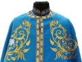 Veșminte preoțești croială grecească, brodate pe gabardin, broderie „Trandafir” cu galon aplicat