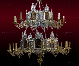 Panicandil, 2 niveluri, 28 lumânări, cu chorus