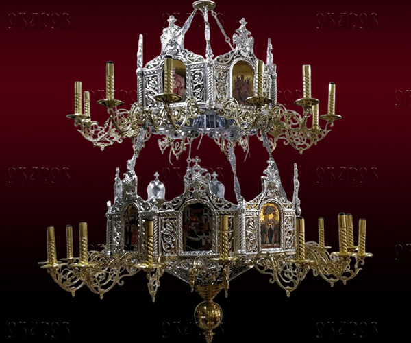 Panicandil, 2 niveluri, 28 lumânări, cu chorus