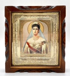 Icoană Alexandra Feodorovna 19х17