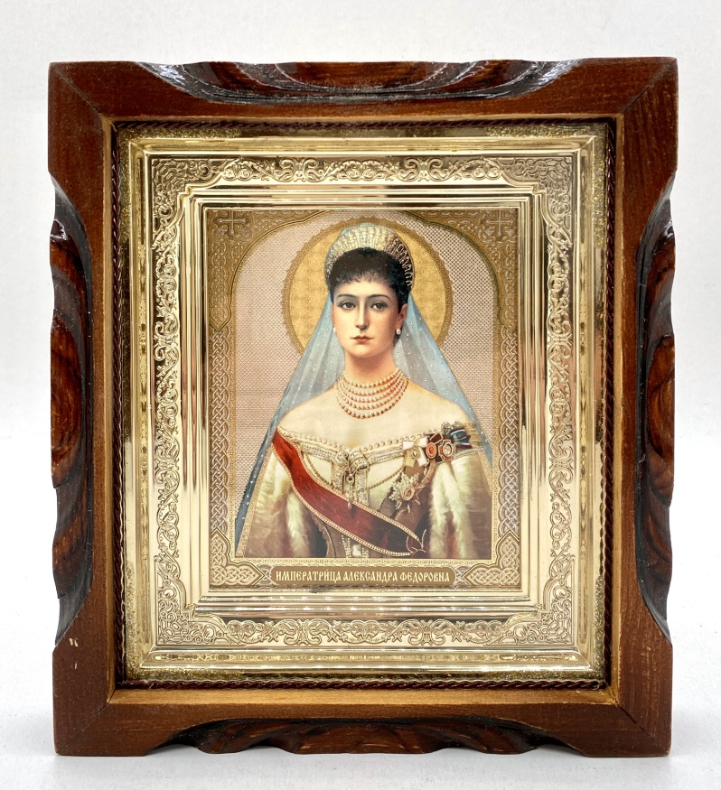 Icoană Alexandra Feodorovna 19х17
