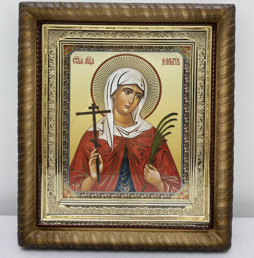 Icoană a Sfântului Mucenic Valentin 22,5x25,5cm